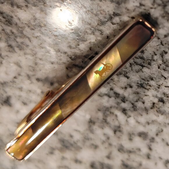 Celine 925 Silver Opal Tie Clip - Picture 8 of 16